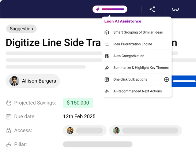 Feature: Ai-powered idea mangement
