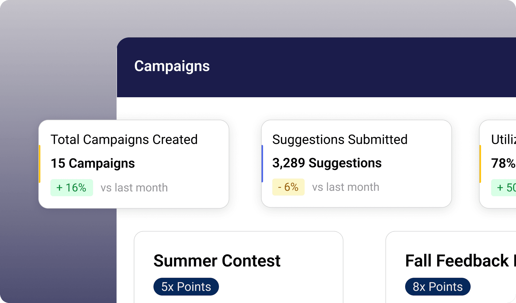 Launch focused campaigns