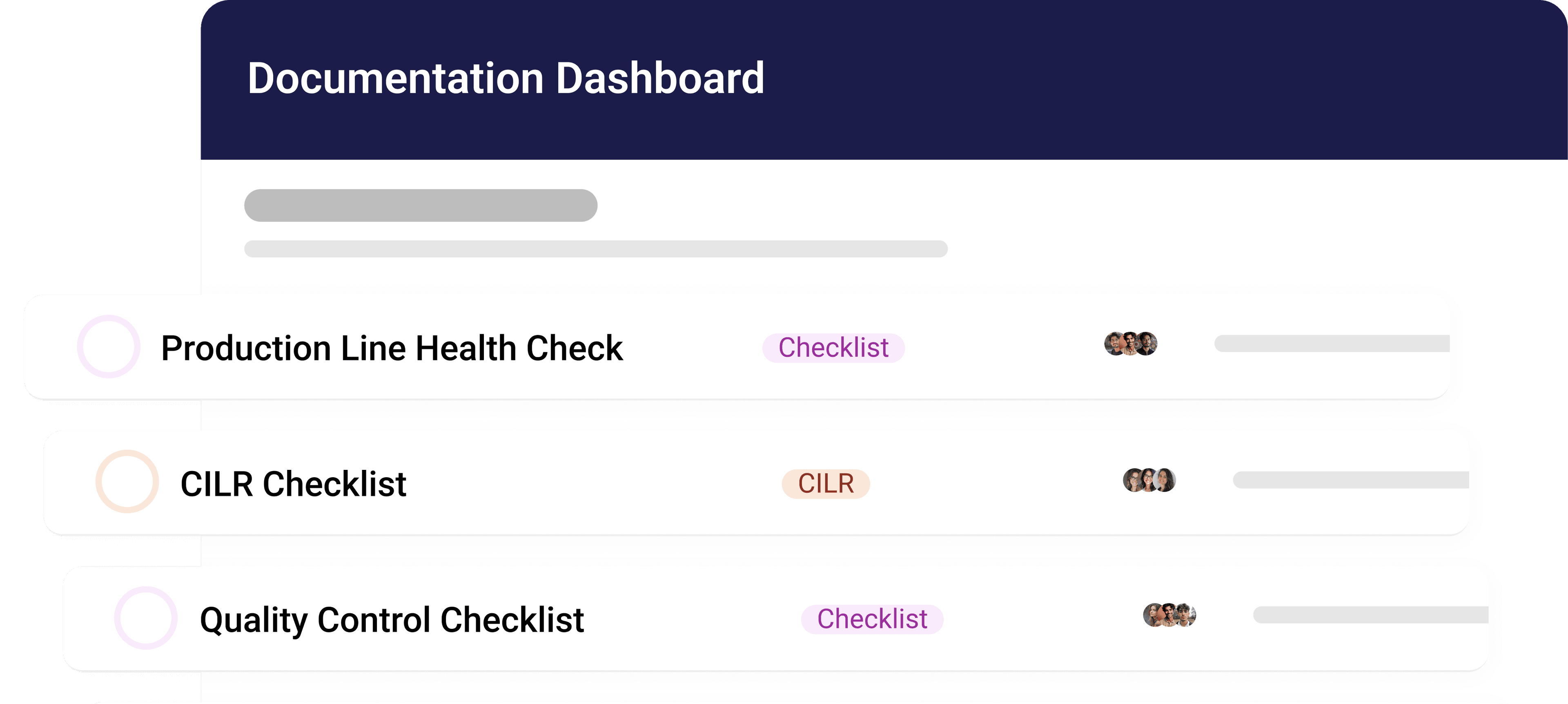 Digitize every shop floor process with our no-code form builder - Hero illustration showcasing the main product or service