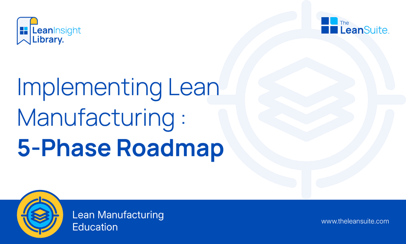 Implementing Lean Manufacturing: 5-Phase Roadmap