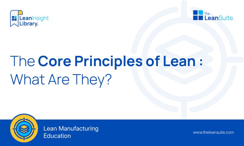 The Core Principles of Lean: What Are They?