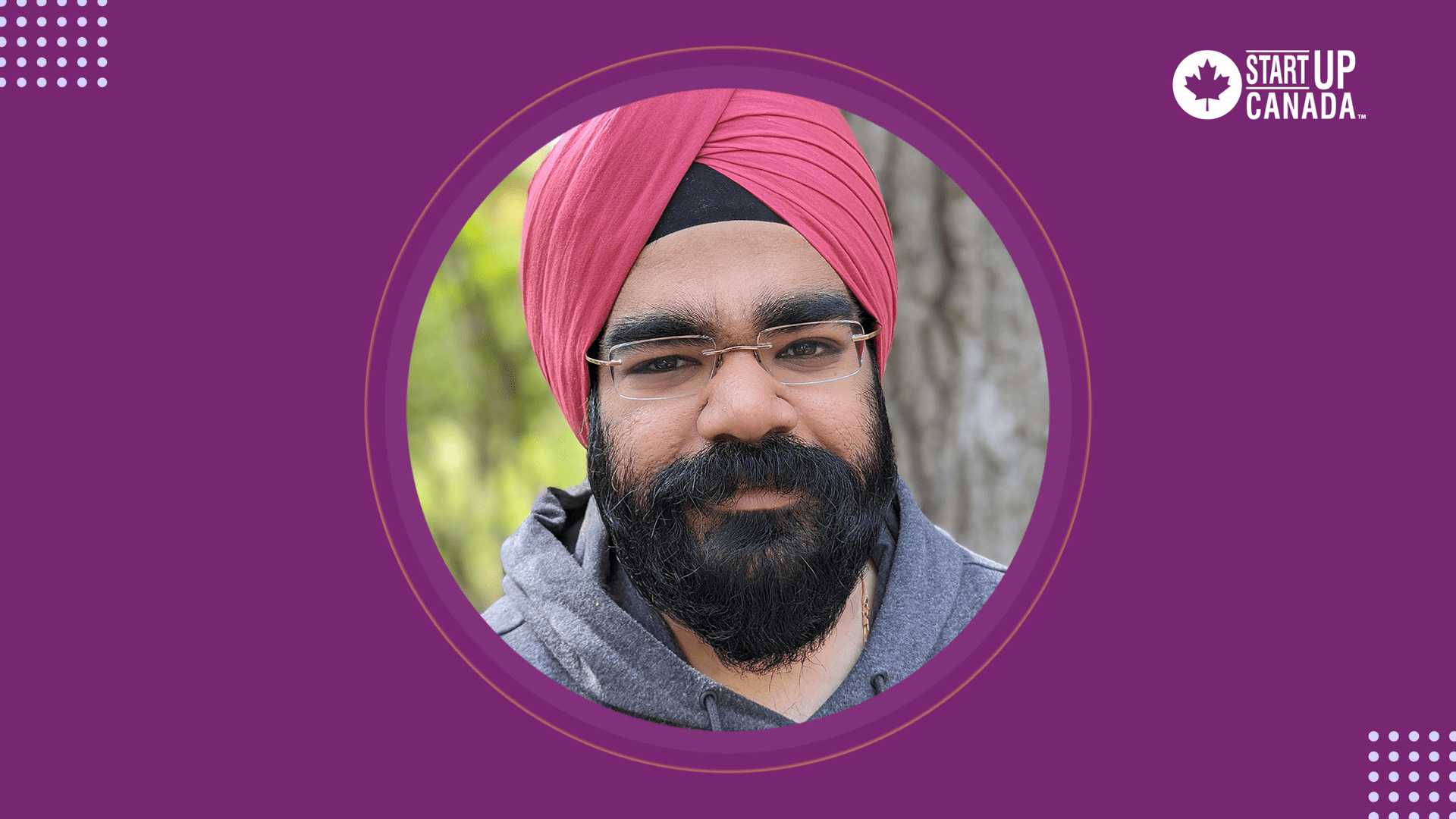 Headshot of LeanSuite co-founder Angad Singh, featured by Start Up Canada.